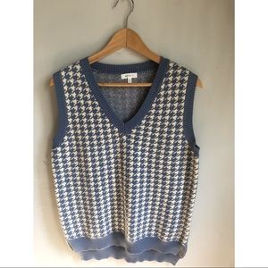 Women’s Houndstooth Sweater Vest